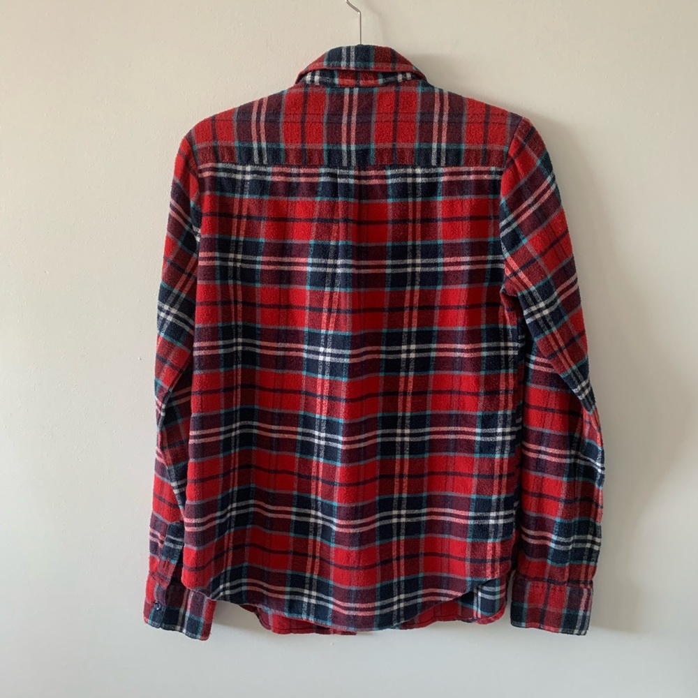 BDG Red & Blue Plaid Shirt - Picture 2 of 2